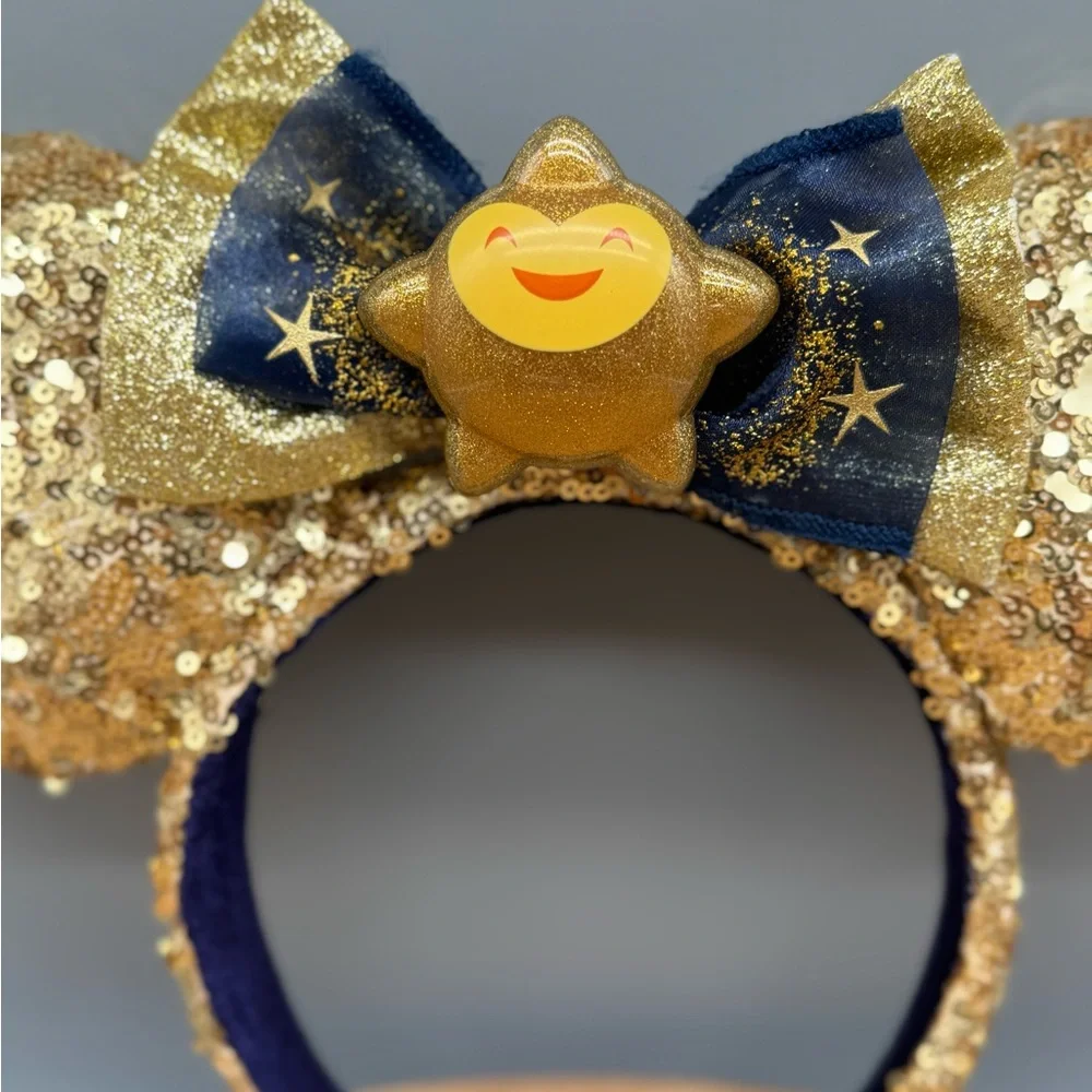 Disney‎ Parks Wish Star Film Sequined Minnie Ear Headband